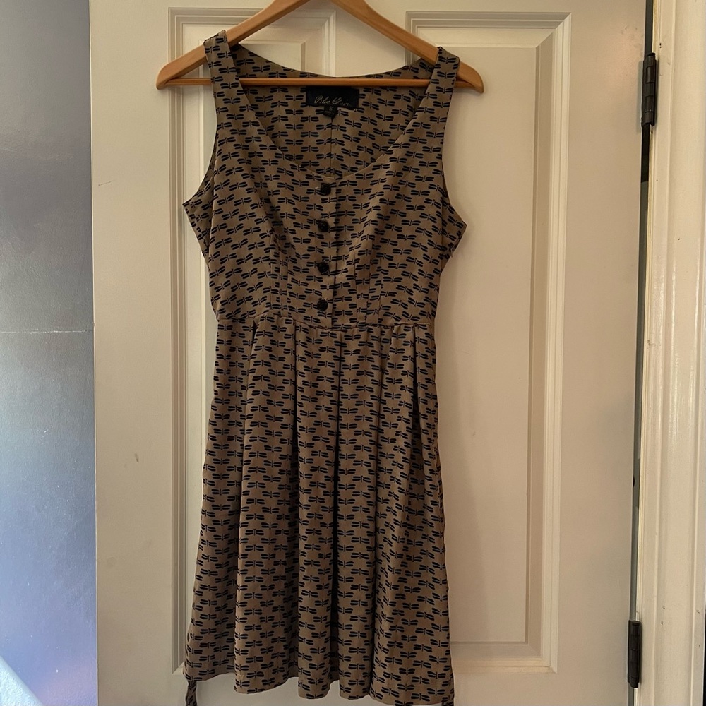 Blue Rain DragonFly Day Dress